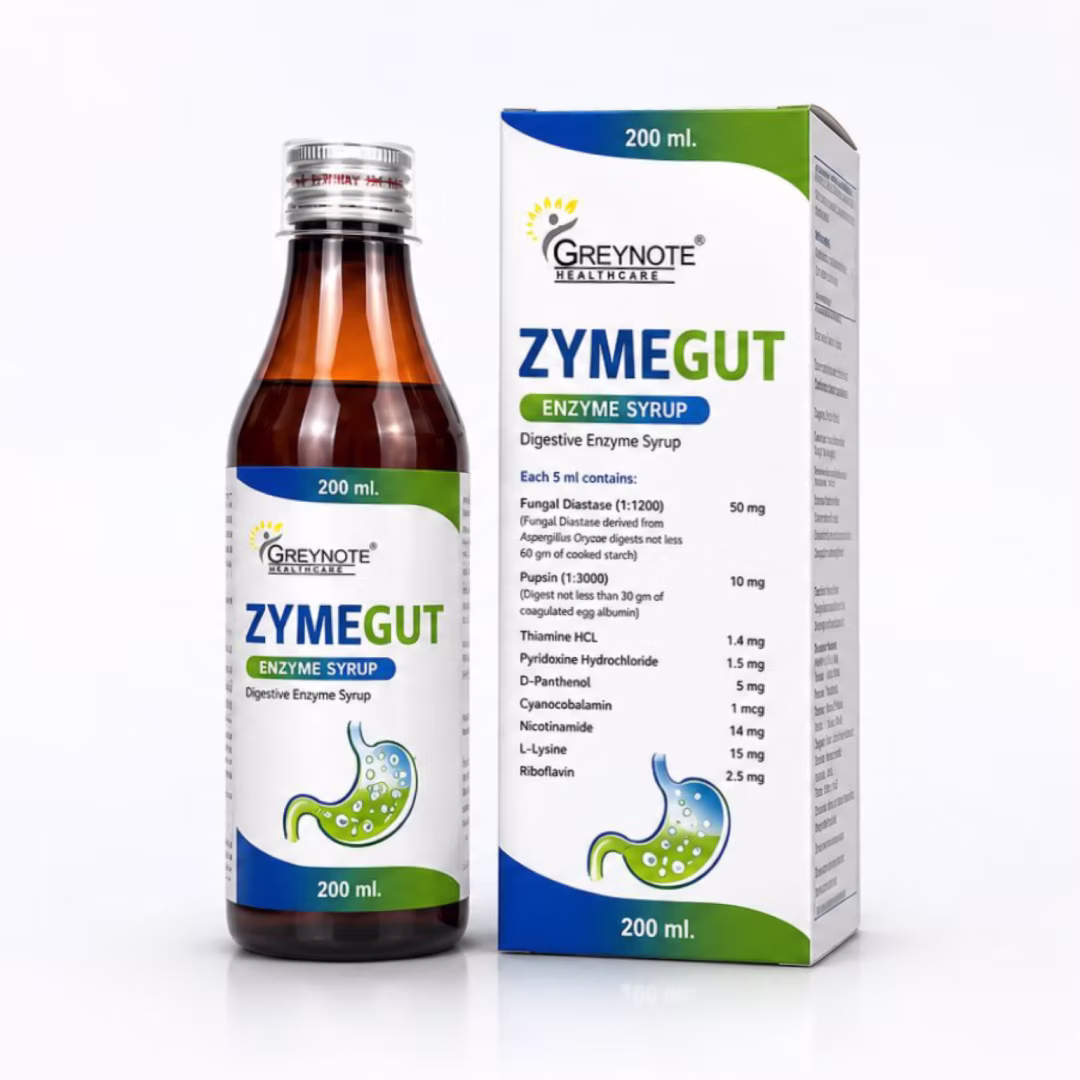 ZymeGut Enzyme Syrup 200ml - View 1